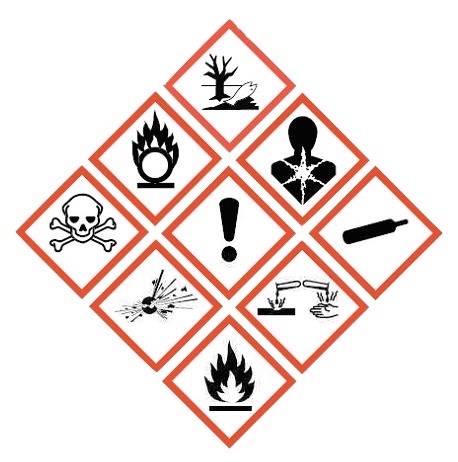 segnali di pericolo chimico inquinamento